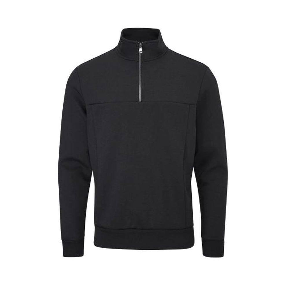 Oscar Jacobson Hawkes II 1/2 Zip Golf Pullover Top Black L 