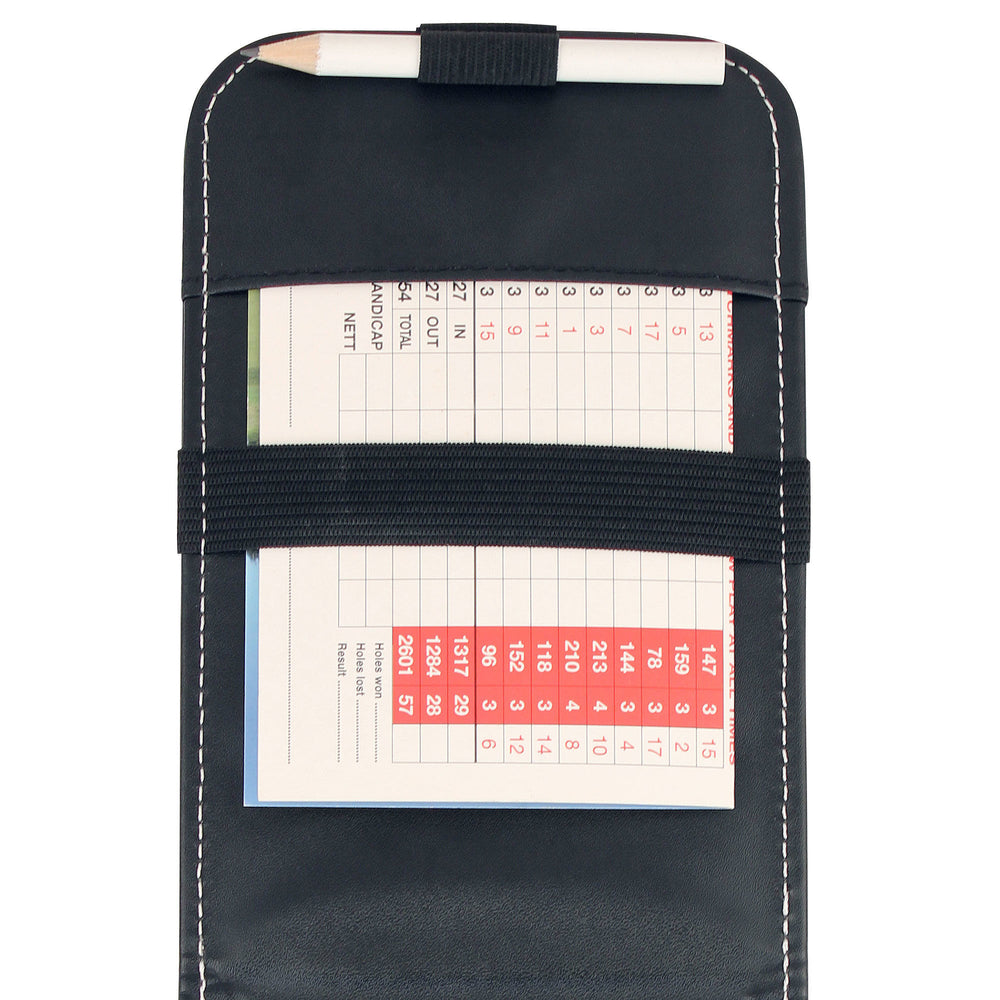 Masters Golf Premium Leatherette Scorecard Holder