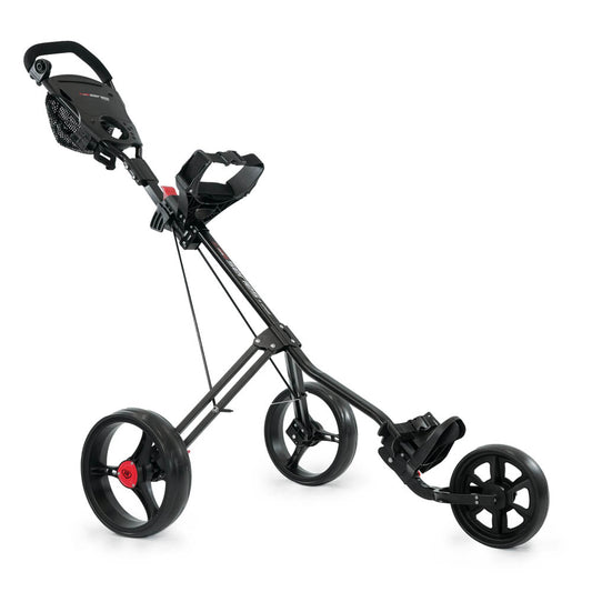 Masters 5 Series 3 Wheeled Golf Push Trolley Black