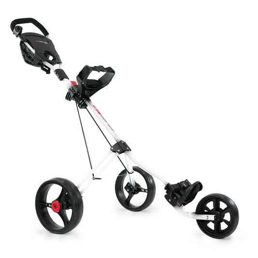 Masters 5 Series 3 Wheeled Golf Push Trolley Black