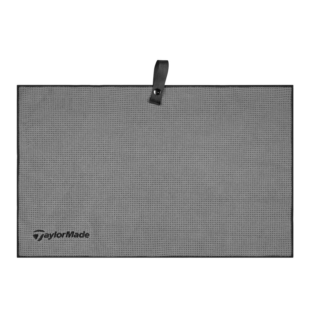 TaylorMade Microfibre Cart Golf Towel - Grey Grey