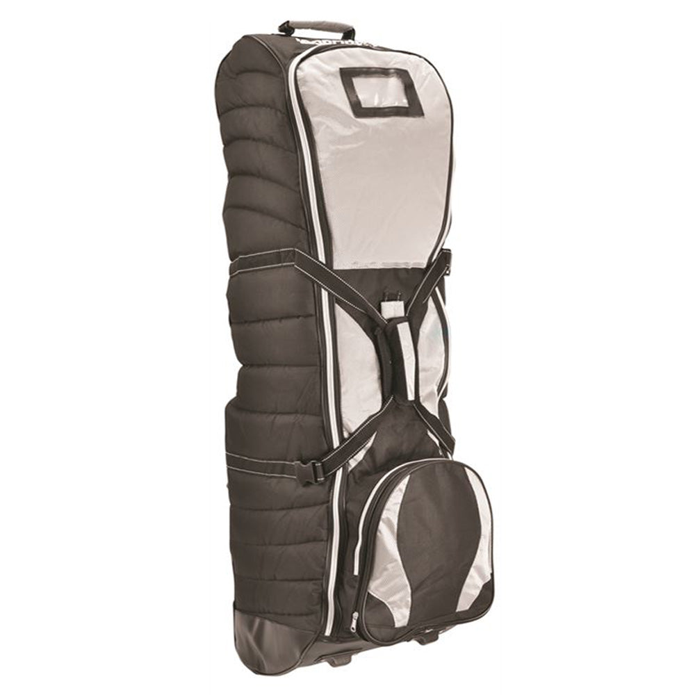 Longridge Tour Deluxe Roller Golf Travel Cover Bag Black/Silver  