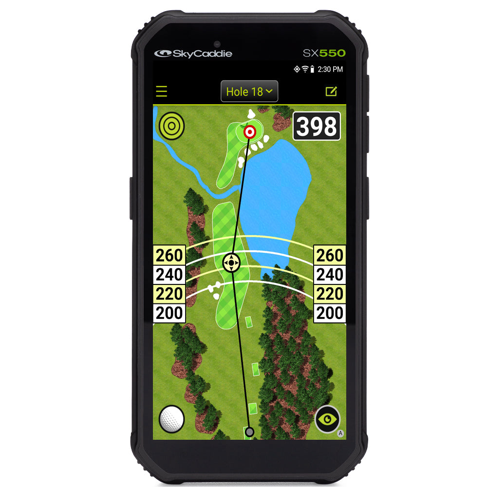 SkyCaddie Golf SX550 Tour Book Handheld GPS Device