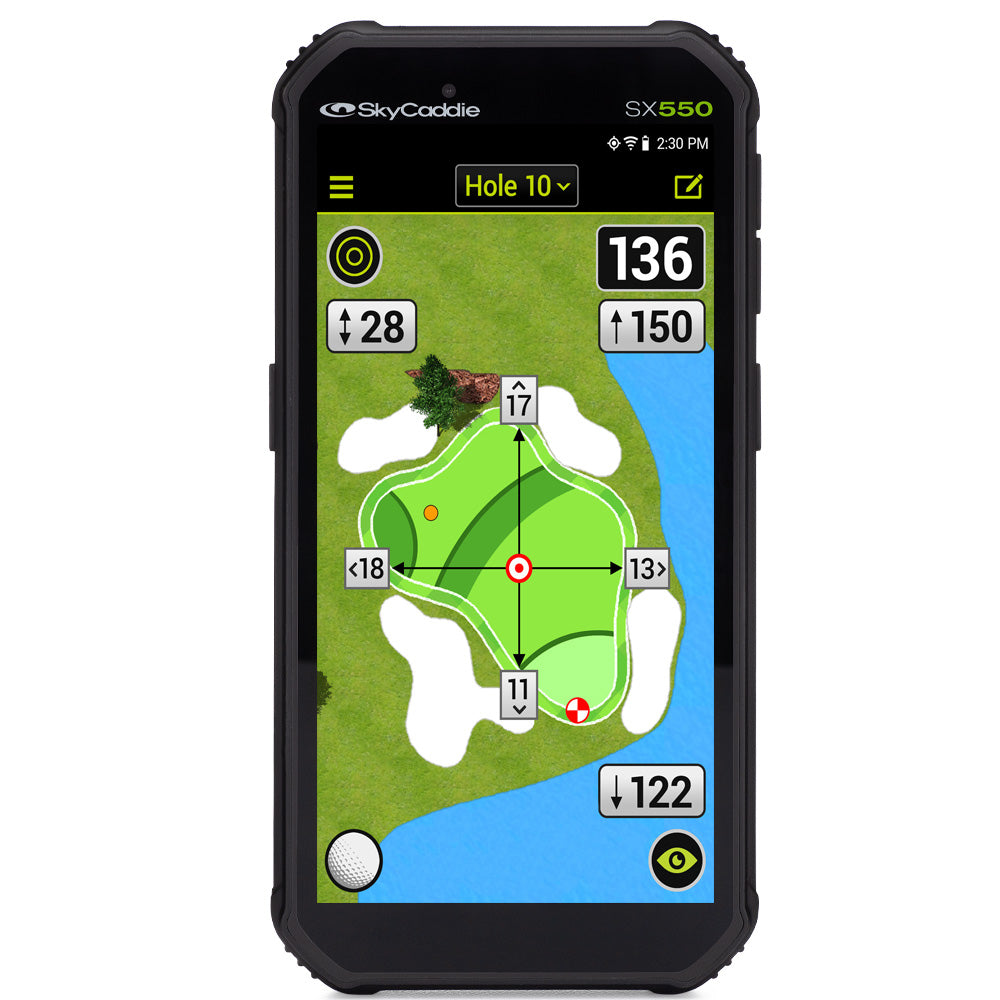 SkyCaddie Golf SX550 Tour Book Handheld GPS Device