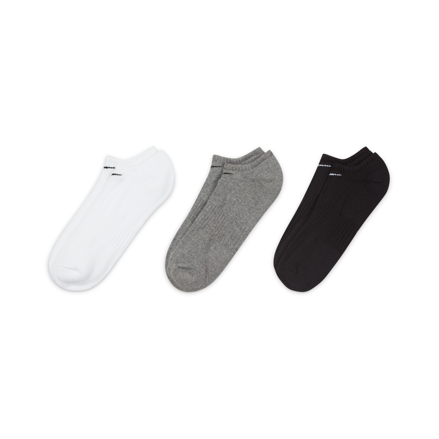 Nike Golf Everyday Lightweight No Show Golf Socks 3 Pack SX7673   