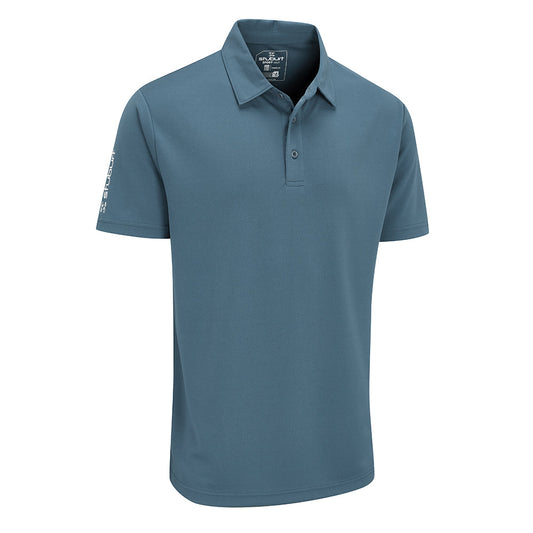 Stuburt Sport Tech Golf Polo Shirt Peacock Blue L 