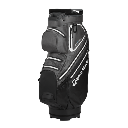 TaylorMade StormDry Waterproof Golf Cart Bag Black/Grey/White