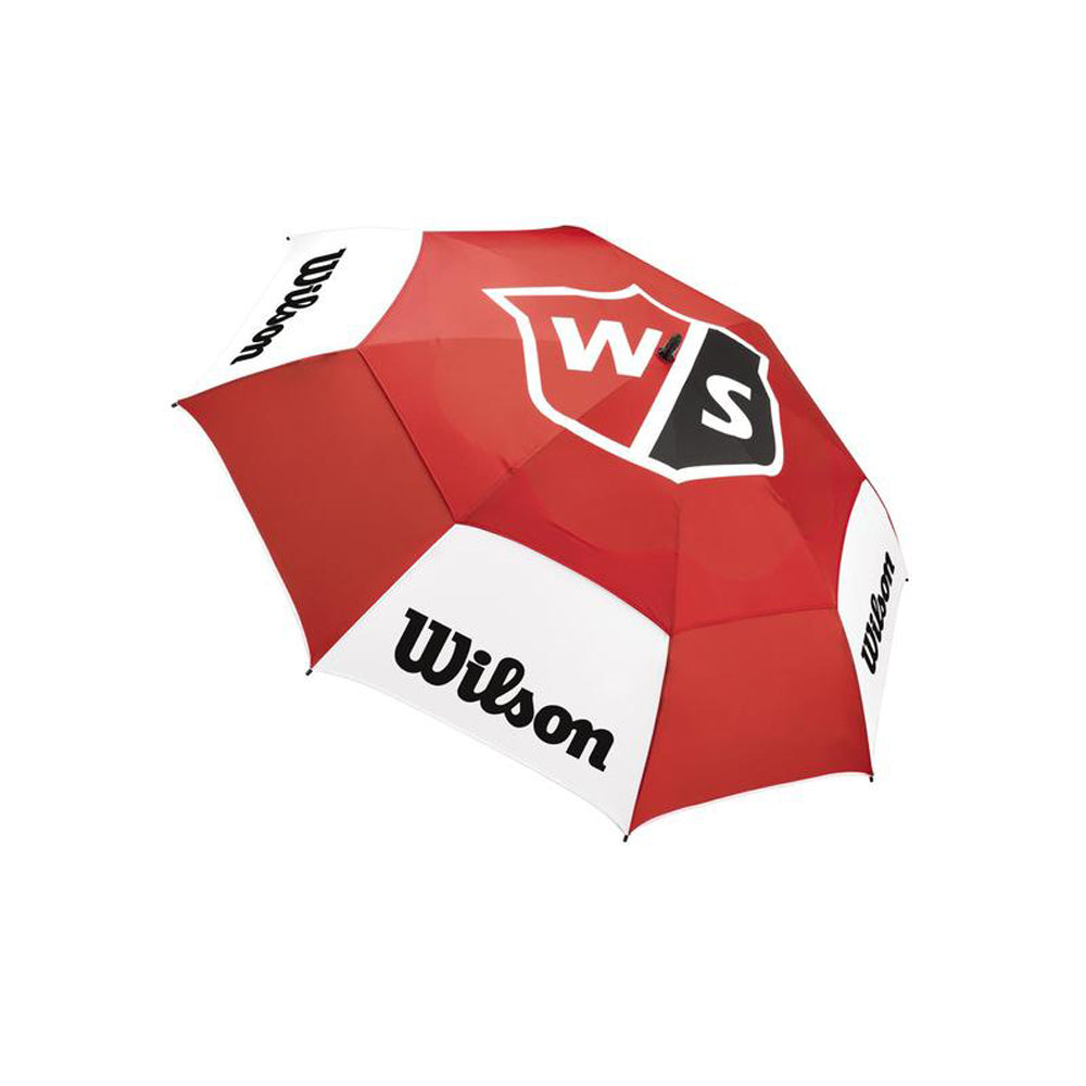 Wilson Staff Tour Double Canopy 68 Inch Golf Umbrella White/Red