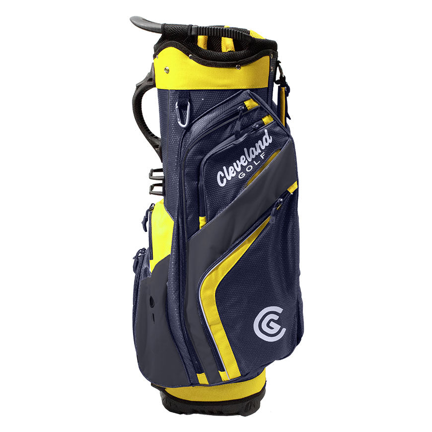 Cleveland Golf Friday 14 Way Divider Cart Bag Navy / Yellow  