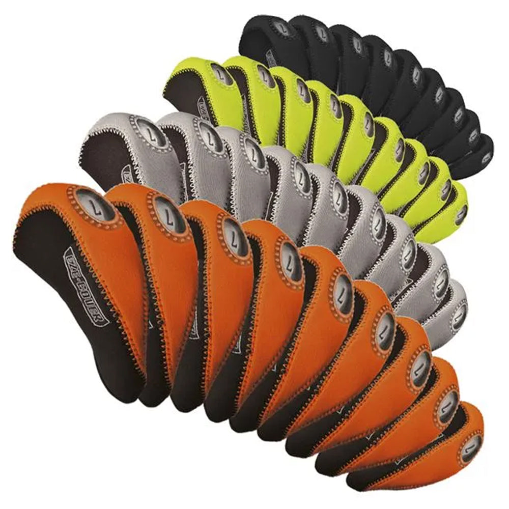Longridge Eze Golf Iron Headcovers - Black Longridge Eze Golf Iron Headcovers - Black