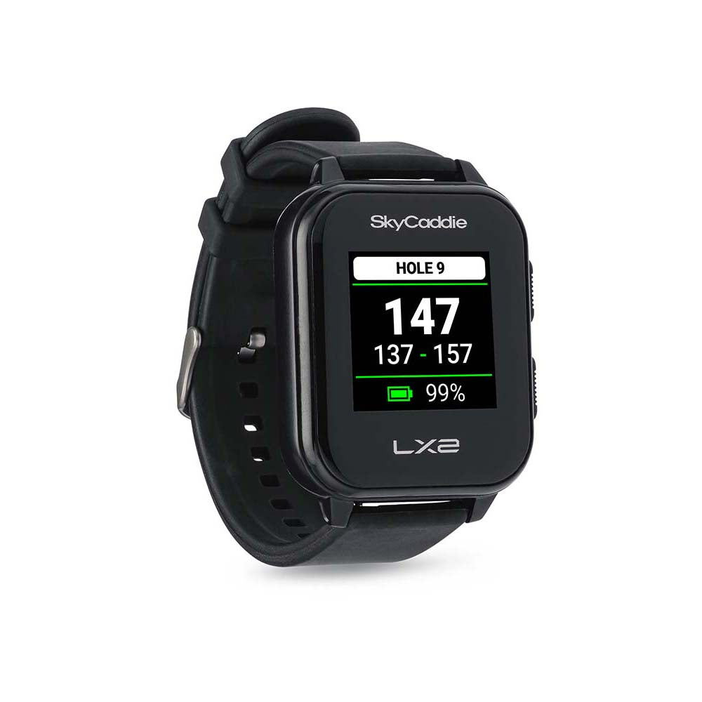 SkyCaddie LX2 Tourbook Golf GPS Watch Black  