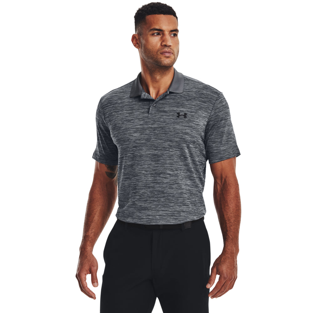 Under Armour Performance 3.0 Golf Polo Shirt 1377374 Pitch Grey / Black 012 S 