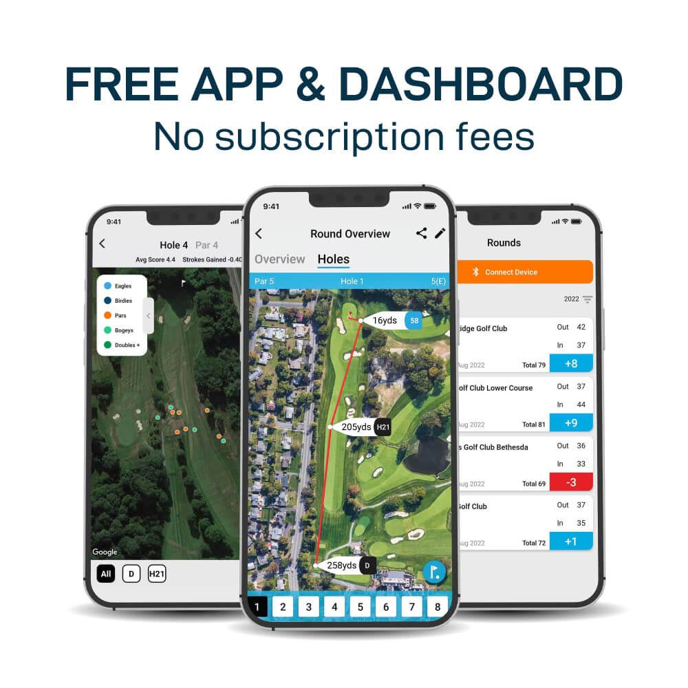 Shot Scope X5 Premium Golf GPS Watch with Automatic Performance Tracking - Ex-Demo