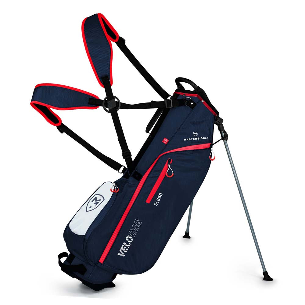 Masters Golf SL 650 Velo 6.5" Top Stand Bag Navy/White