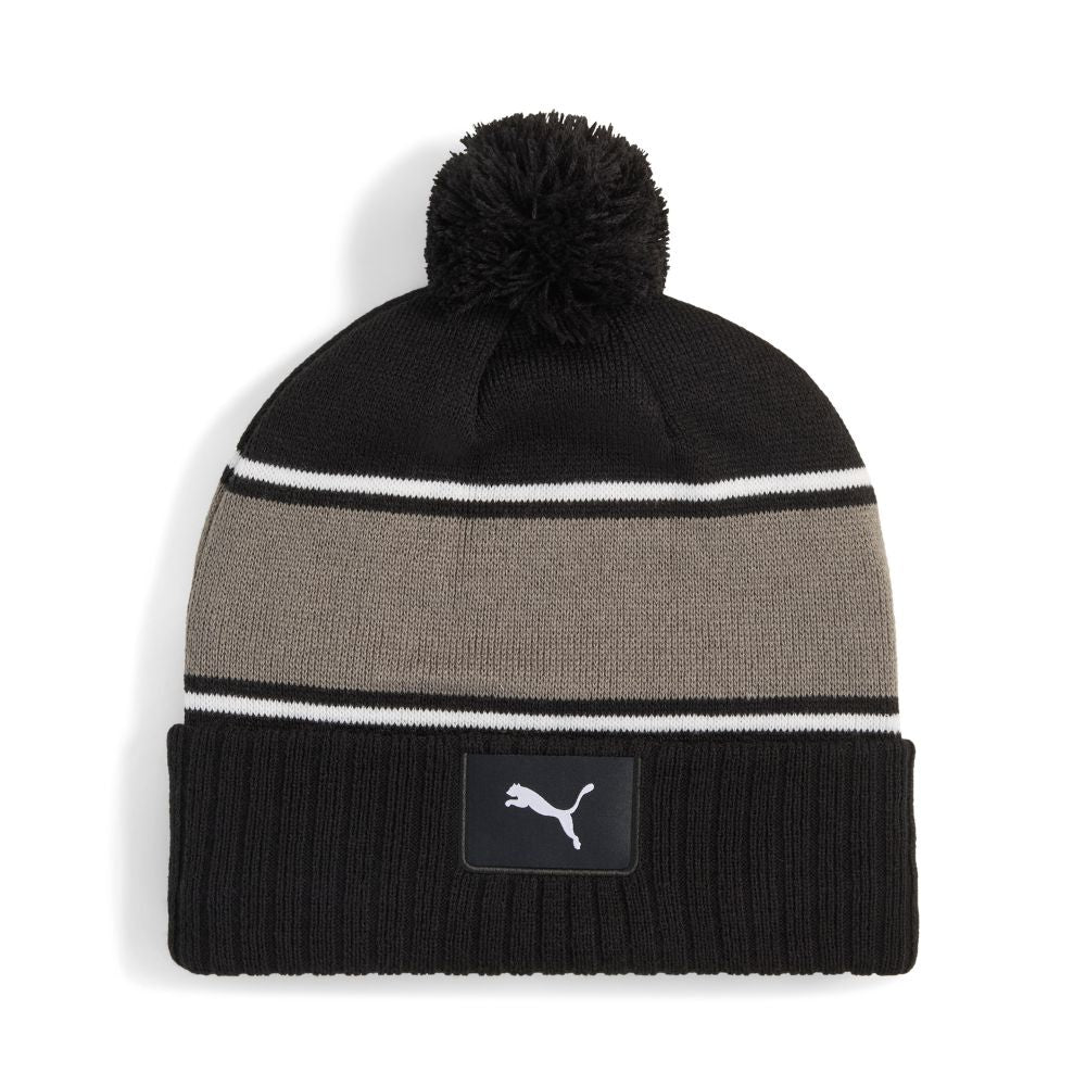 PUMA Sport Men's Golf Pom Beanie 2026 - Black / Shady Grey Black / Shady Grey