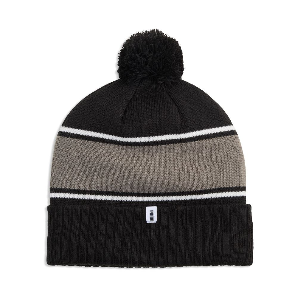PUMA Sport Men's Golf Pom Beanie 2026 - Black / Shady Grey
