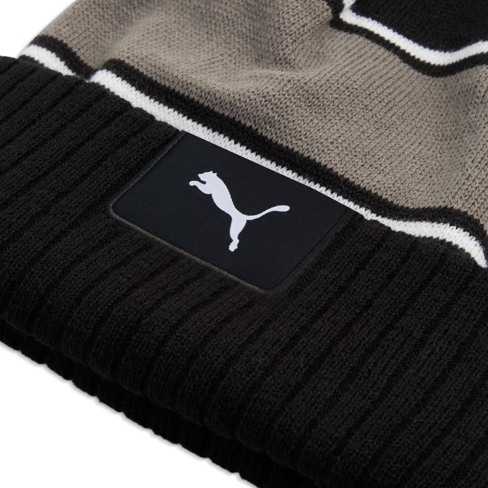 PUMA Sport Men's Golf Pom Beanie 2026 - Black / Shady Grey
