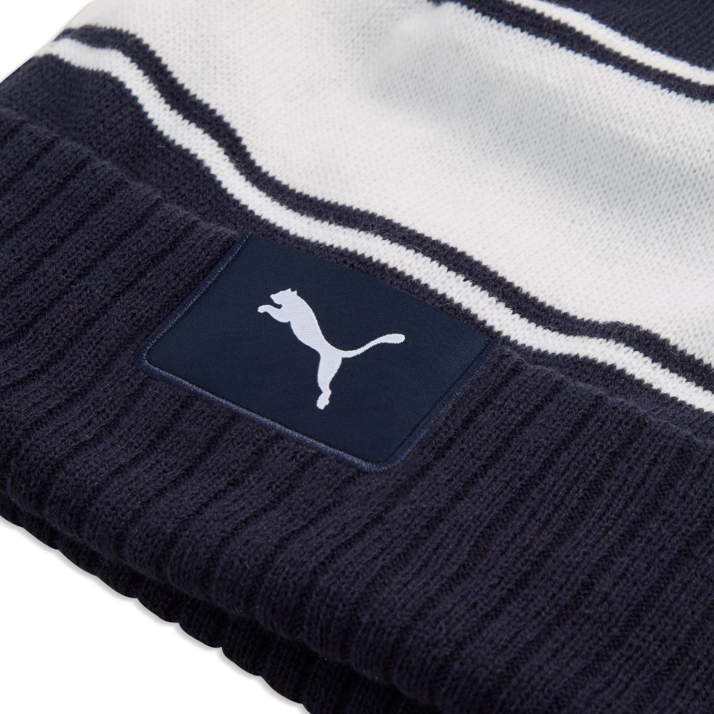 PUMA Sport Men's Golf Pom Beanie 2026 - Deep Navy / White Glow