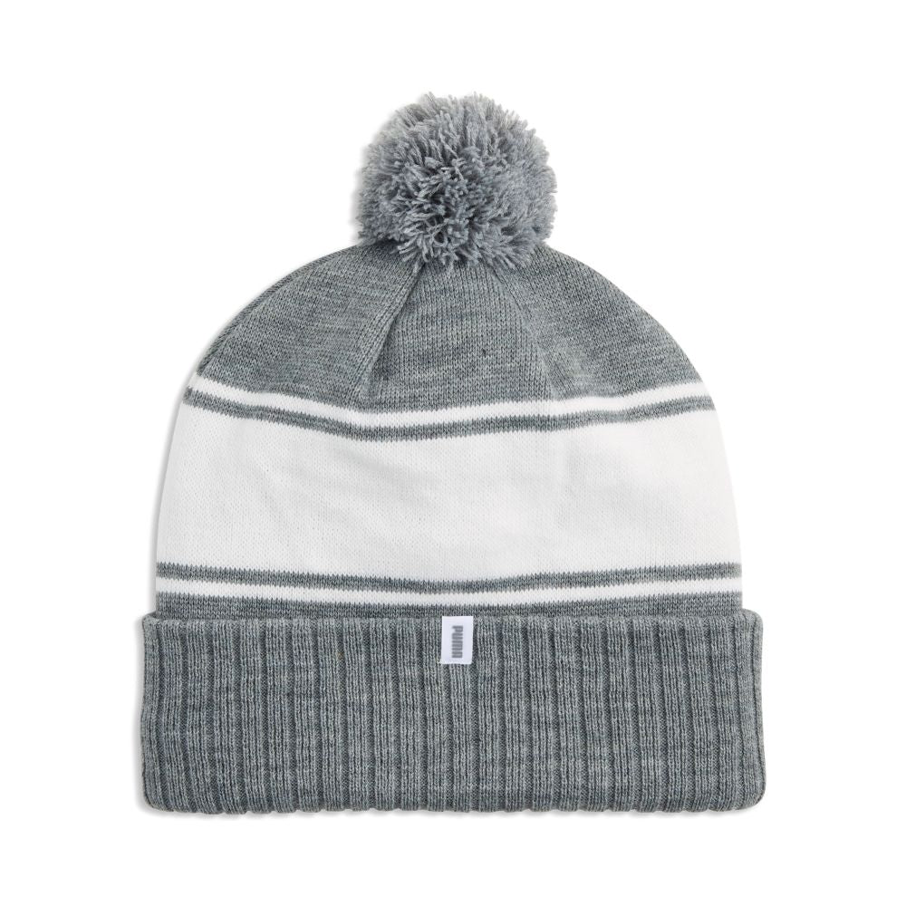 PUMA Sport Men's Golf Pom Beanie 2026 - Quiet Shade / White Glow