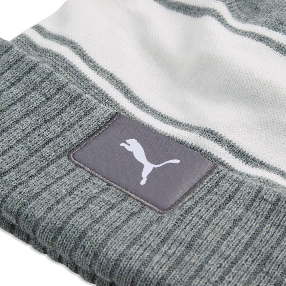 PUMA Sport Men's Golf Pom Beanie 2026 - Quiet Shade / White Glow