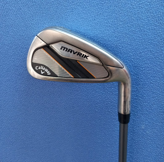 Callaway Golf Mens Right Hand Mavrik Irons 5-AW Lite Flex Graphite Pre Owned