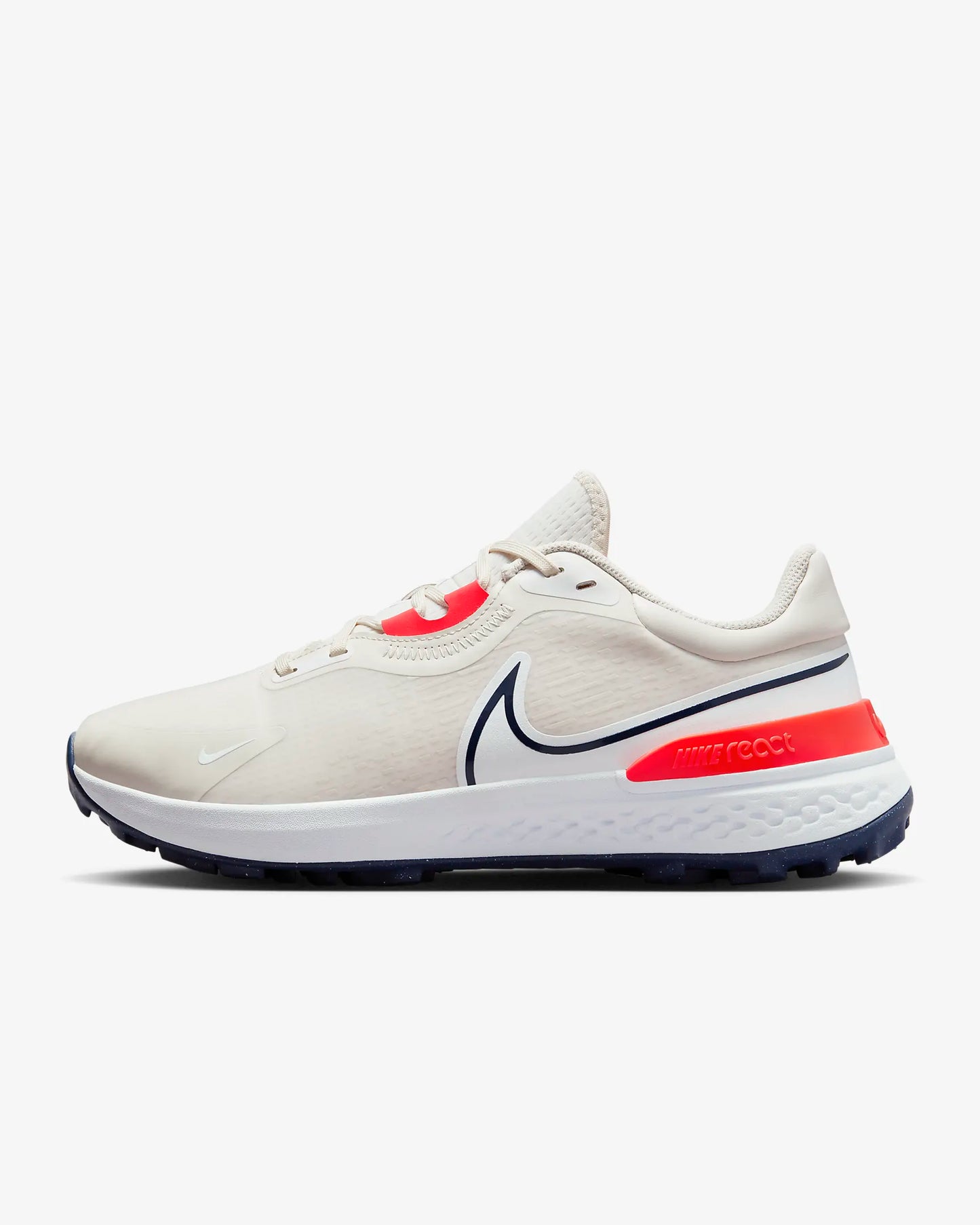 Nike Golf Infinity Pro 2 Spikeless Golf Shoes DJ5593 Phantom/Bright Crimson/White/Midnight Navy 041 9.5 