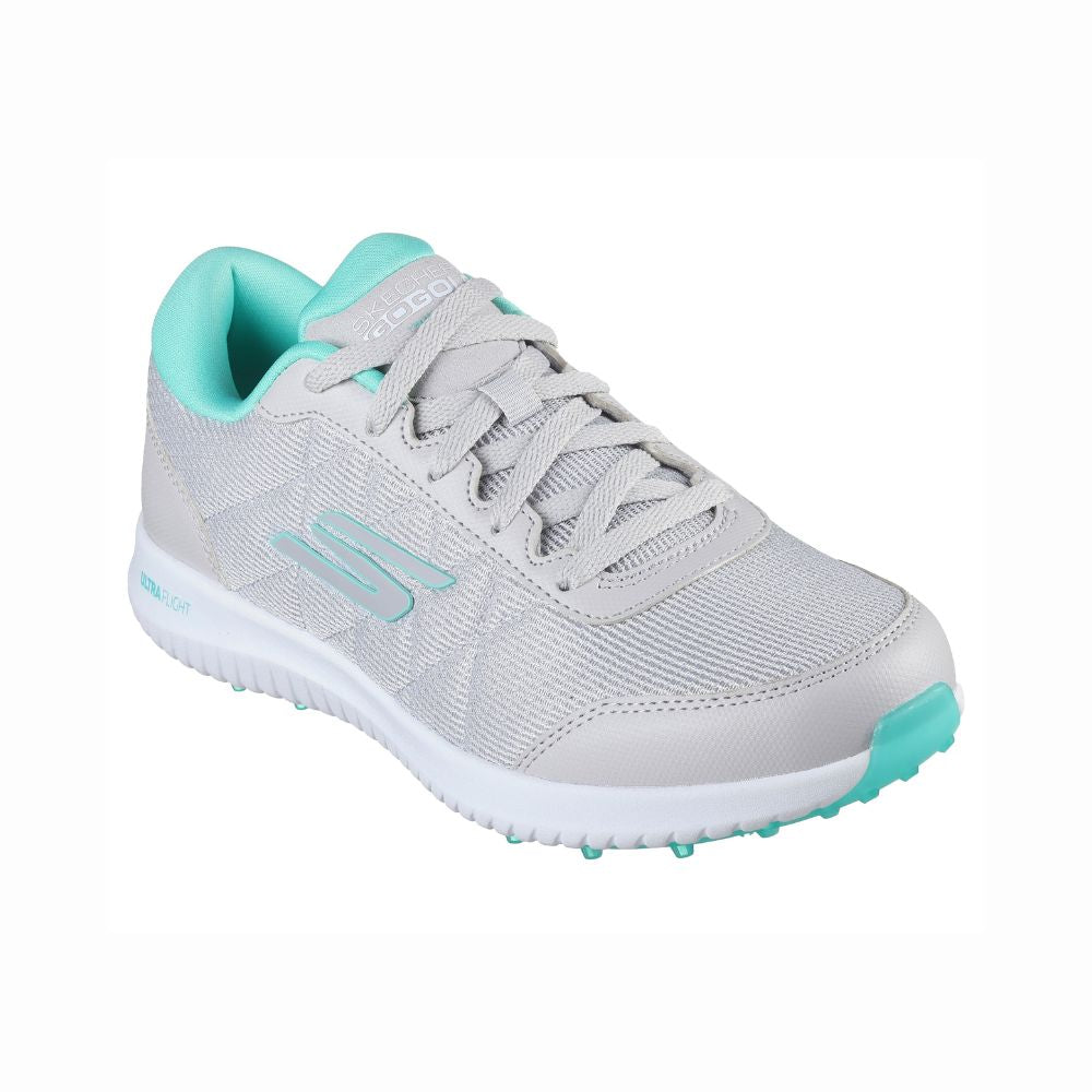 Skechers Go Golf Max Fairway 4 Ladies Spikeless Golf Shoes 2025 - Grey / Turquoise