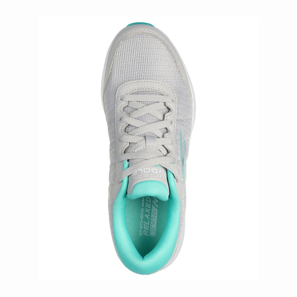 Skechers Go Golf Max Fairway 4 Ladies Spikeless Golf Shoes 2025 - Grey / Turquoise