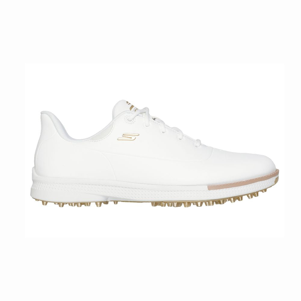 Skechers Jasmine 2 Ladies Spikeless Golf Shoes 2025 - White / Gold White / Gold 4.5