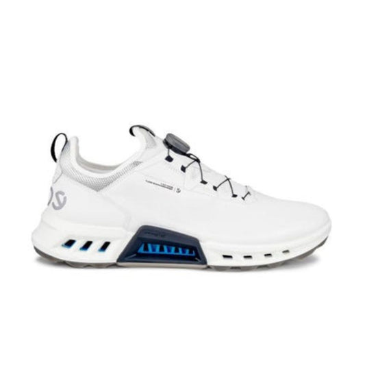 Ecco Biom C4 BOA Mens Spikeless Golf Shoes 2025 - 130424-51227 White / Black EU41 UK7.5