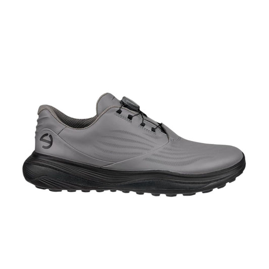 Ecco LT1 BOA Mens Spikeless Golf Shoes 132274 - 01013 Grey Steel 01013 EU42 UK8/8.5