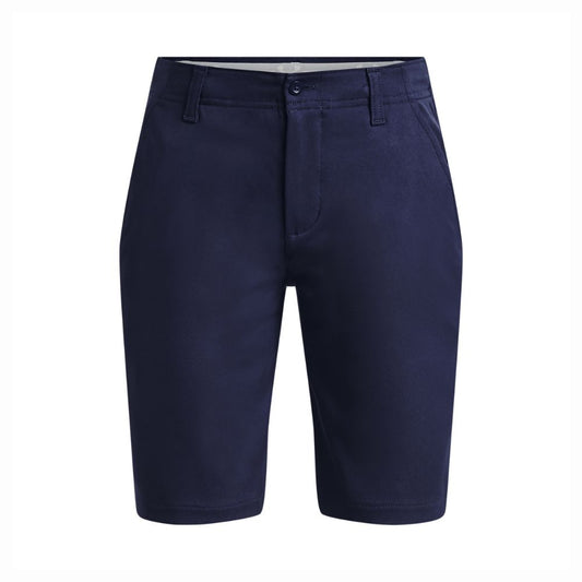 Under Armour Boy's Matchplay Junior Golf Shorts 2025 - 1361773-410 Midnight Navy / Halo Gray 410 M