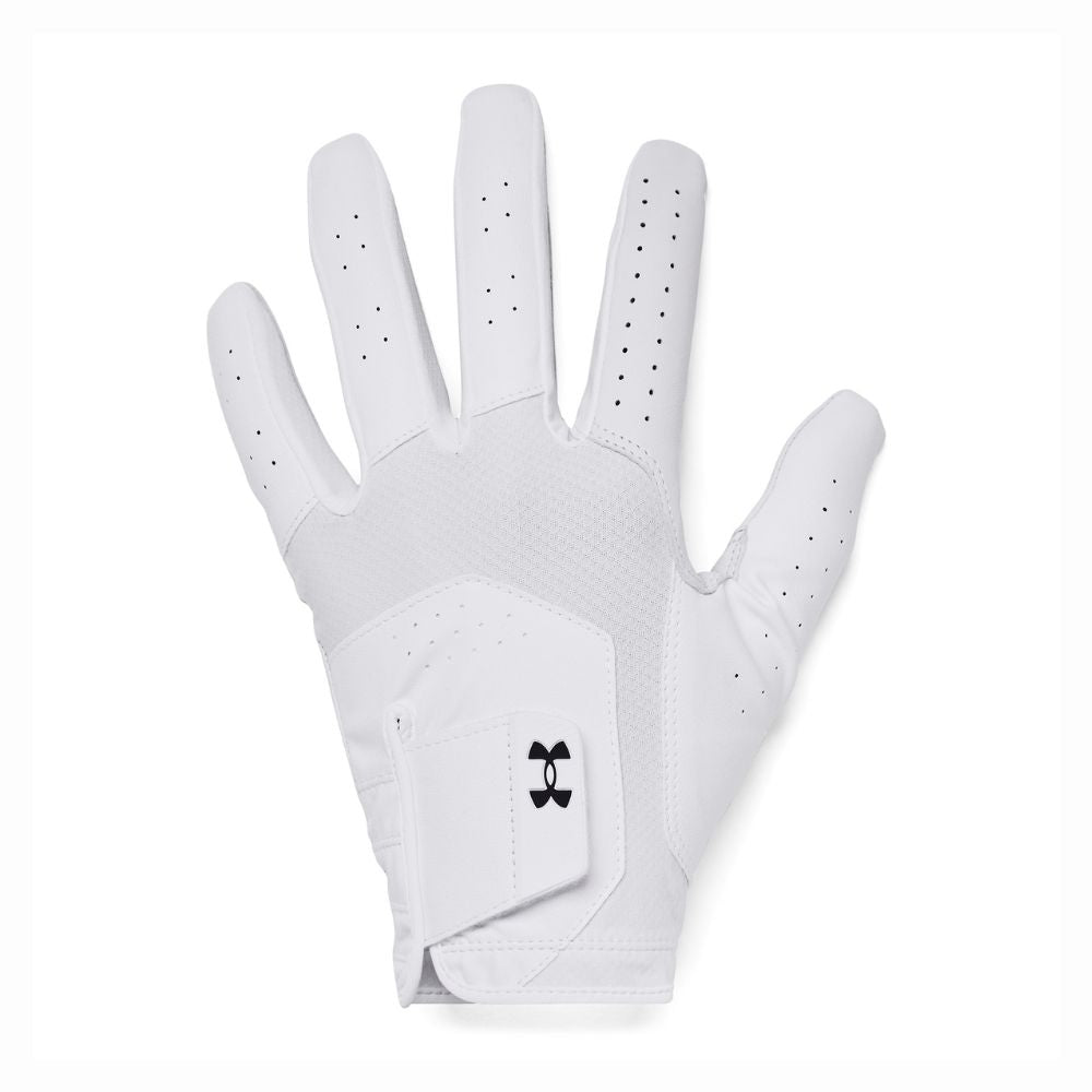 Under Armour Iso-Chill Golf Glove 2025 - 1370277-100 White / White / Black 100 S