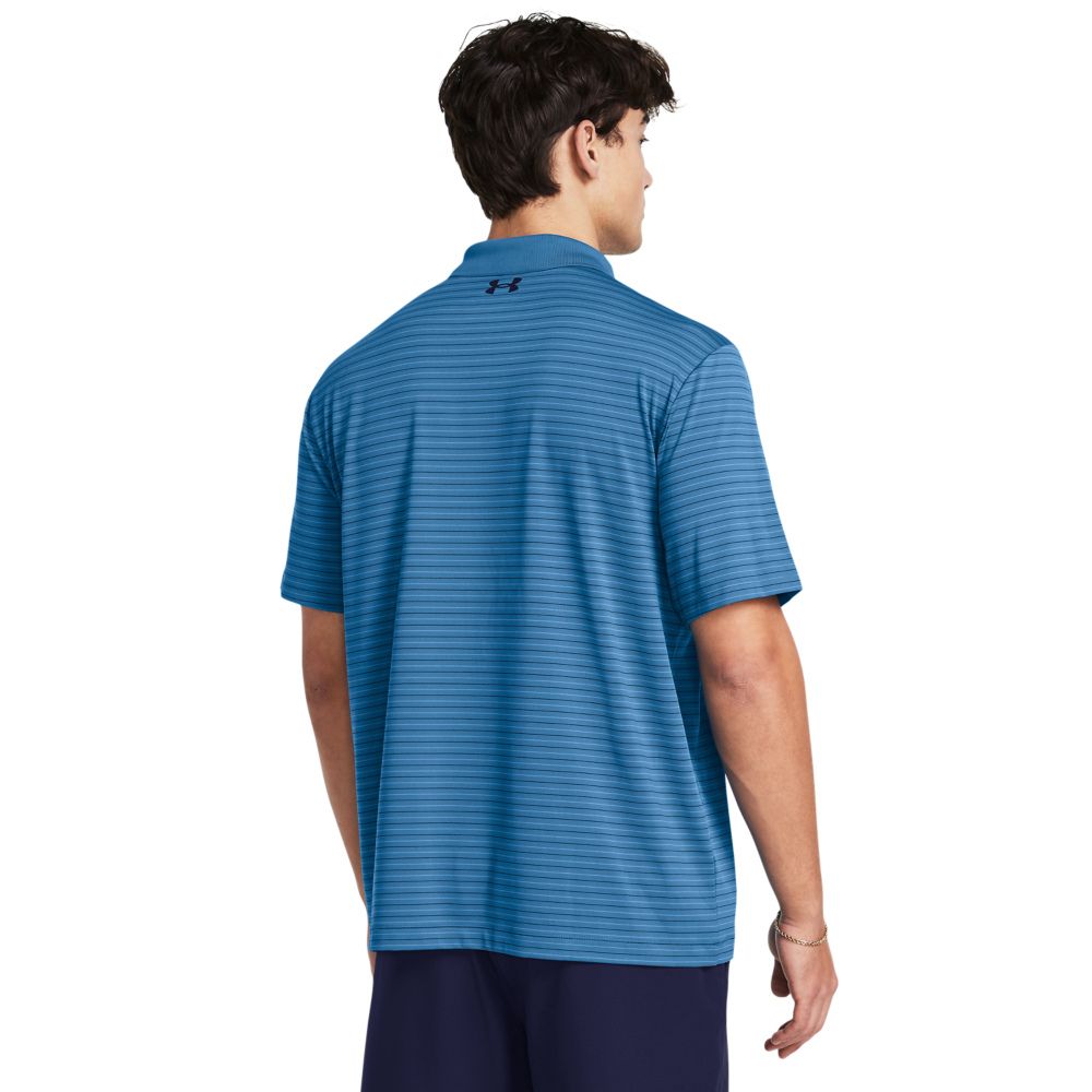 Under Armour Performance 3.0 Stripe Golf Polo Shirt 1377376-406   