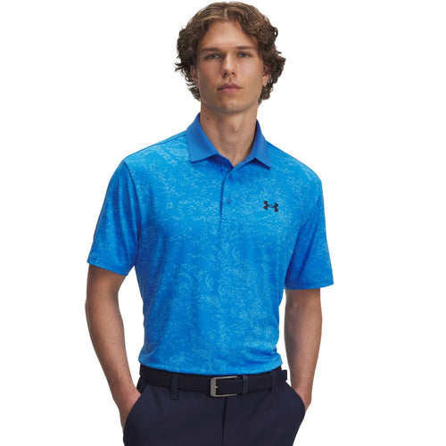 Under Armour UA Playoff 3.0 Golf Polo Shirt 2025 - 1378677-403 Blue Atlantis / Viral Blue / Midnight Navy 403 M