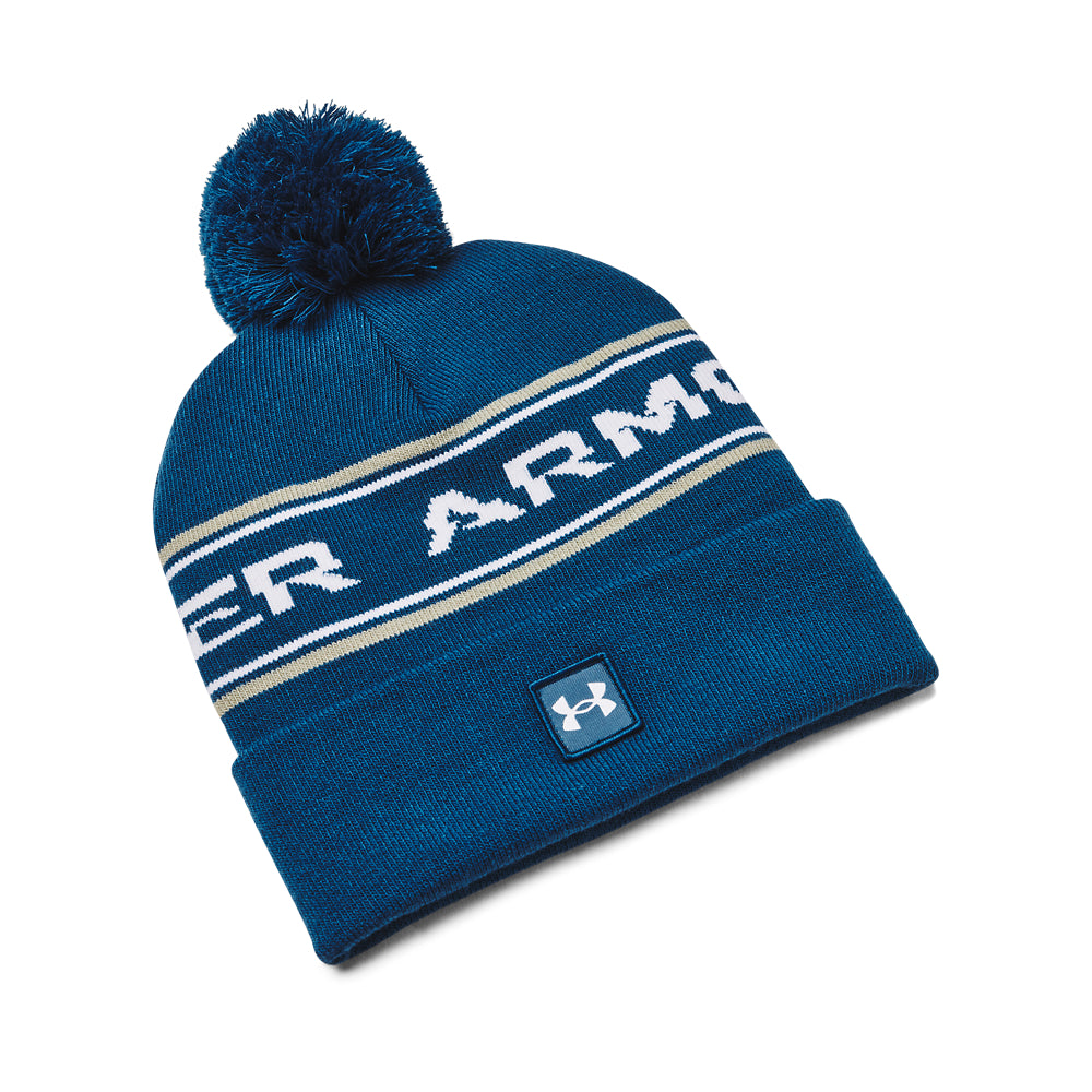 Under Armour Golf Halftime Pom Beanie 1379985 Varsity Blue/White 426  