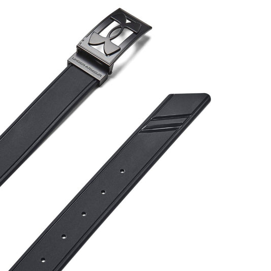 Under Armour Driver Silicone Golf Belt 1386679-001 Black / Black 001