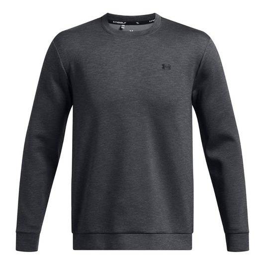 Under Armour Drive Midlayer Crew Mens Golf Top 2025 - 1387122-001 Black / Anthracite / Black 001 M