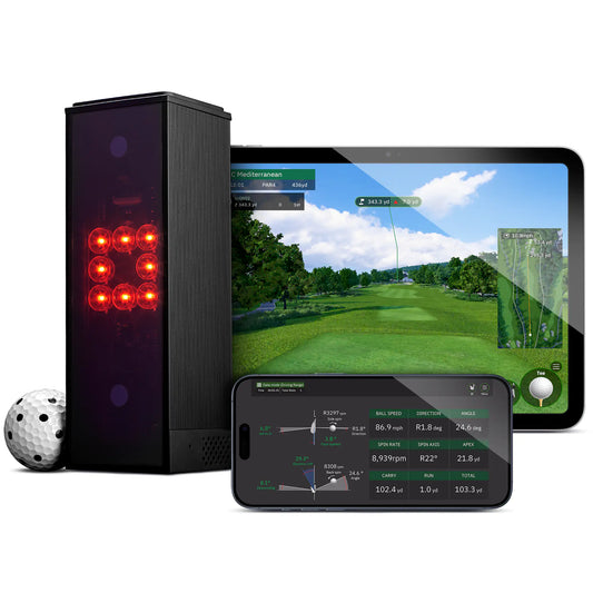 Square Golf Launch Monitor + FREE Metal Protective CASE Worth £99