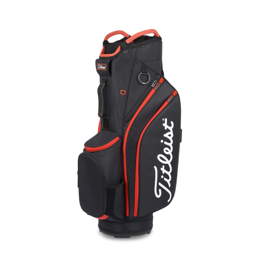 Titleist Golf Cart 14 Way Cart Bag Graphite/Island Red/Black  