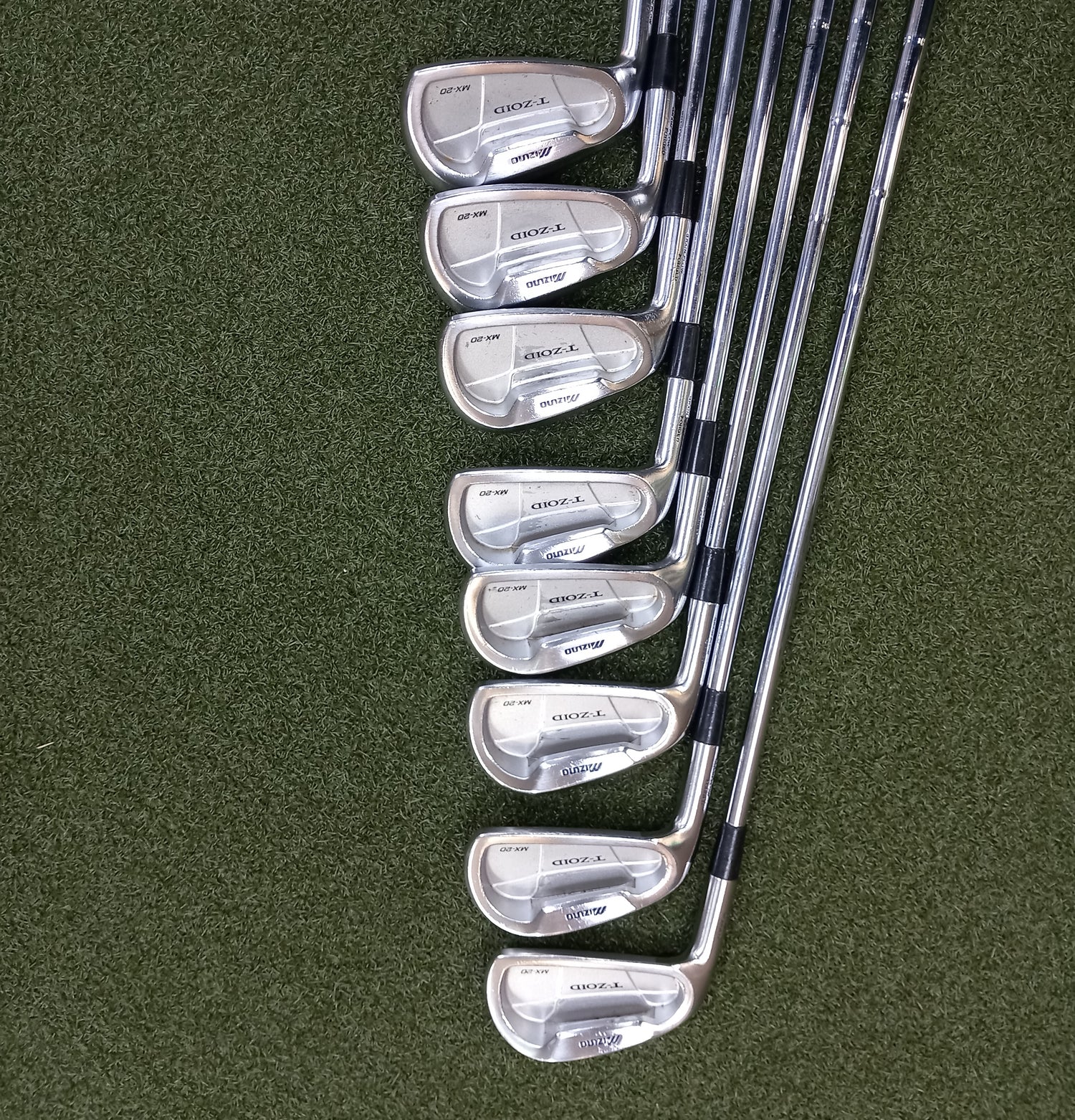 Mizuno Golf MX-20 3-PW Irons Mens Left Hand S400 Pre Owned