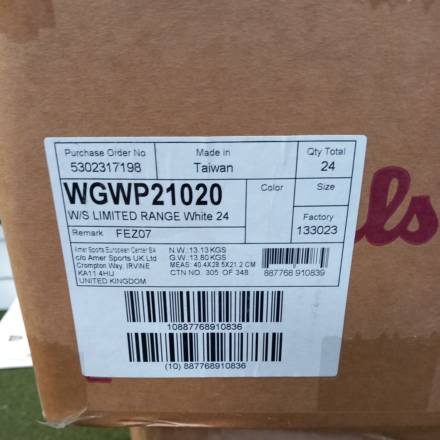 Wilson Staff Limited Range/Practice Balls 24 Dozen (288 balls)