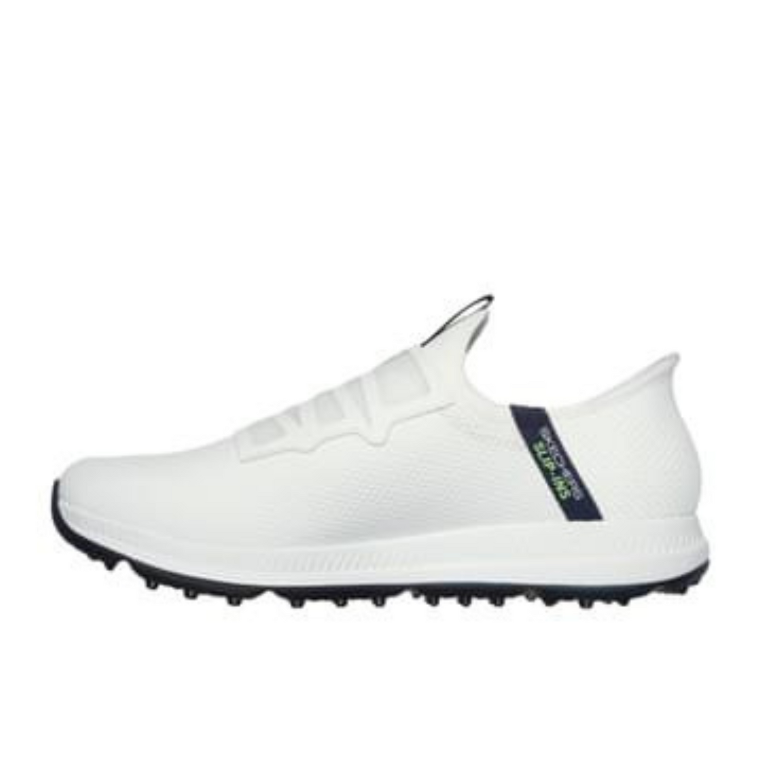 Skechers Go Golf Elite 5 Slip In Spikeless Golf Shoes 214066 White Navy   