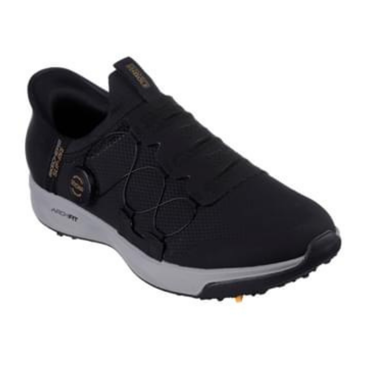 Skechers Elite Vortex Slip 'In Spiked Golf Shoes 214076 - Black   