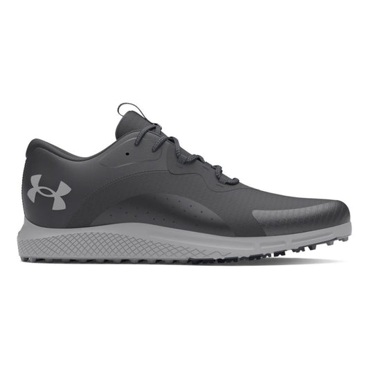 Under Armour Charge Draw 2 SL Mens Spikeless Golf Shoes 3026399-002 Black / Black / Mod Grey 002 7 