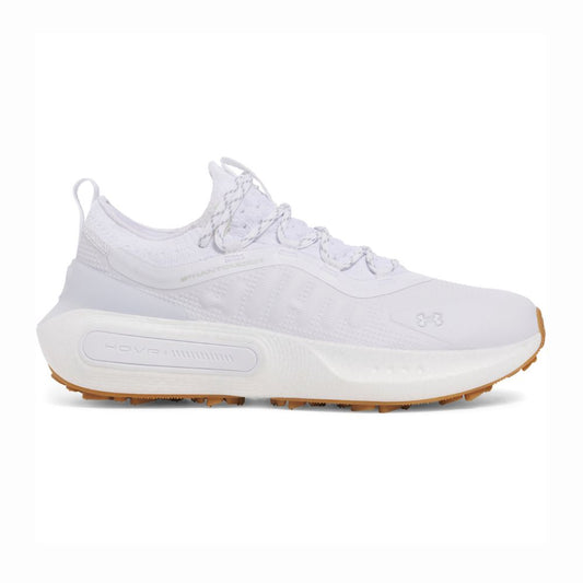 Under Armour Phantom Fore Mens Spikeless Golf Shoes 2025 - 3027876-100 White / White / Halo Grey 100 8