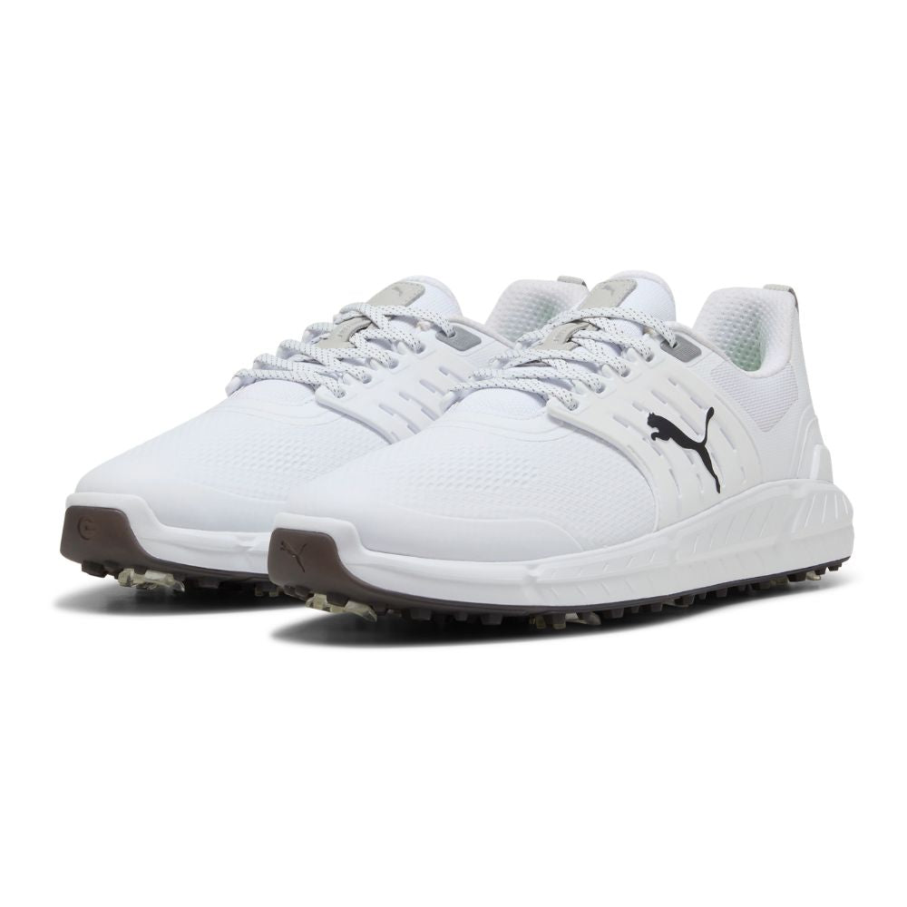 PUMA IGNITE Elevate 2 Tour Spiked Golf Shoes 2026 - White / Black