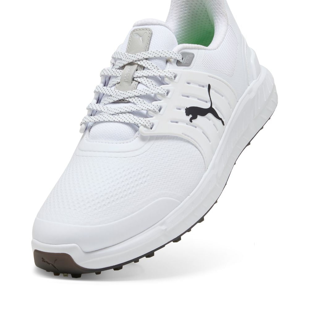 PUMA IGNITE Elevate 2 Tour Spiked Golf Shoes 2026 - White / Black
