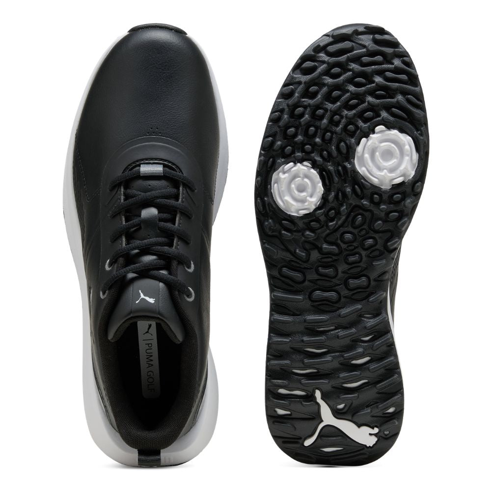 PUMA Fusion Grip 6 Evo Spikeless Golf Shoes 2026 - Black / Silver
