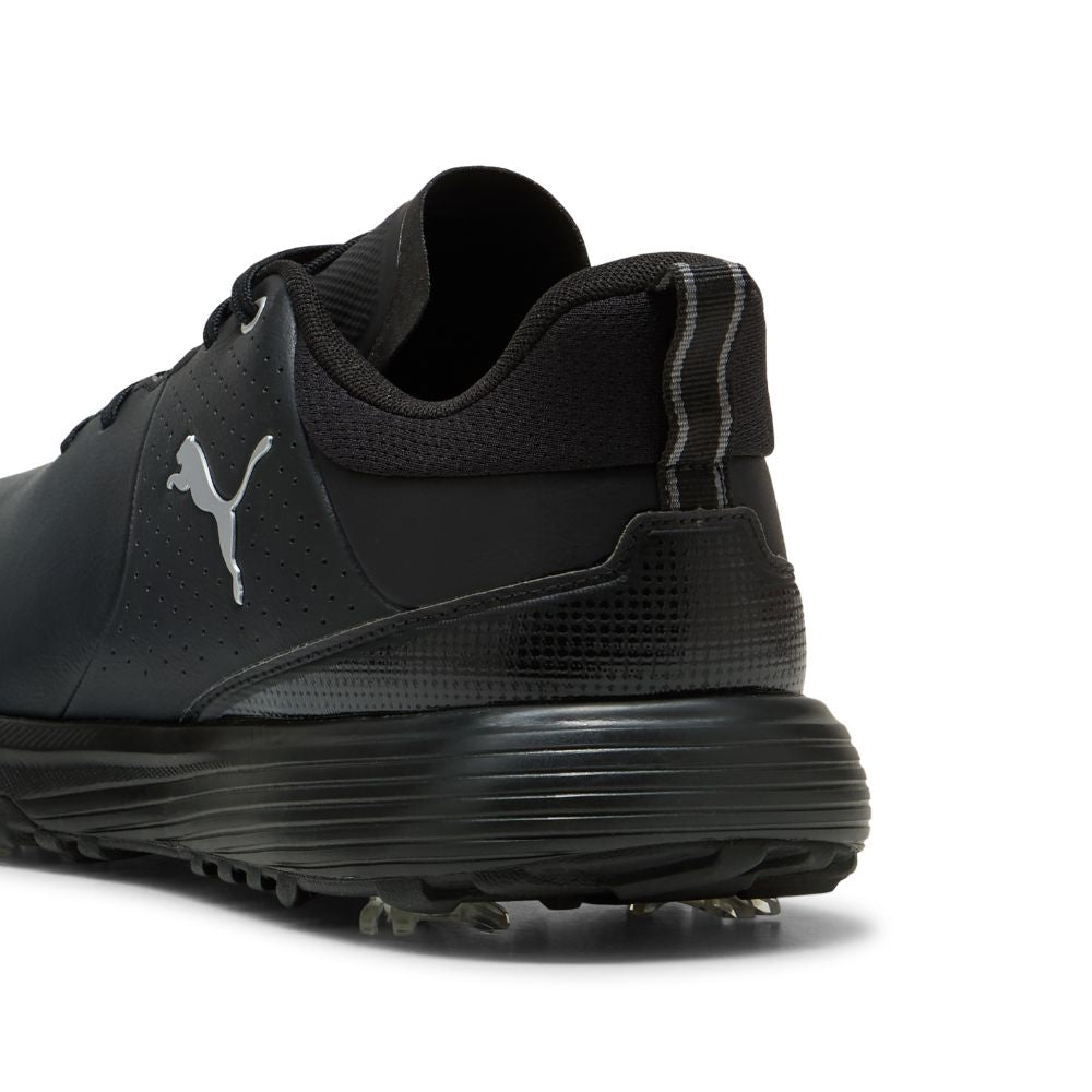 PUMA Fusion Grip ST Spiked Golf Shoes 2026 - Black / Silver / Black